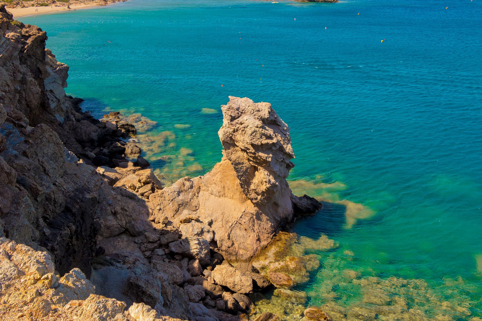 Préveli en Crète : plage, palmiers et monastère